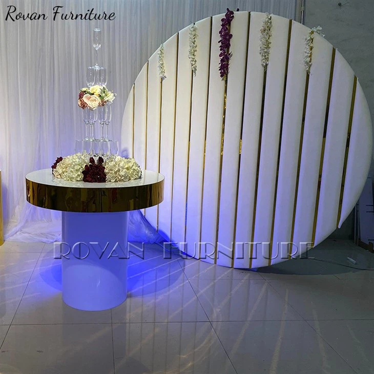 Colorful Round Pvc Velvet Event Backdrop