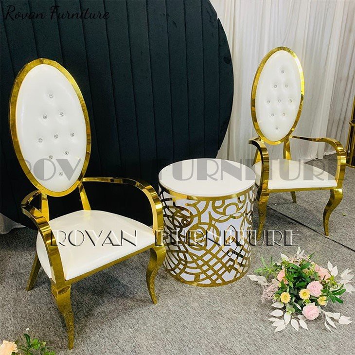 oval wedding chairs