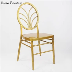 Metallist kuldraamiga söögitool